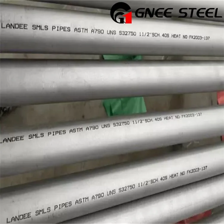 ASTM A790 UNS S32750 ڈوپلیکس سیملیس پائپ