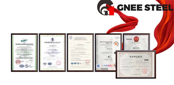 Gnee product certificate Gnee product certificate